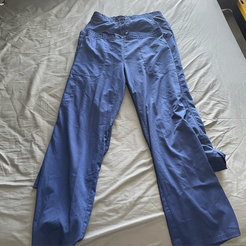 Purple Label Healing Hands Women's M Scrub Pants Size Medium Bundle of Two Pairs